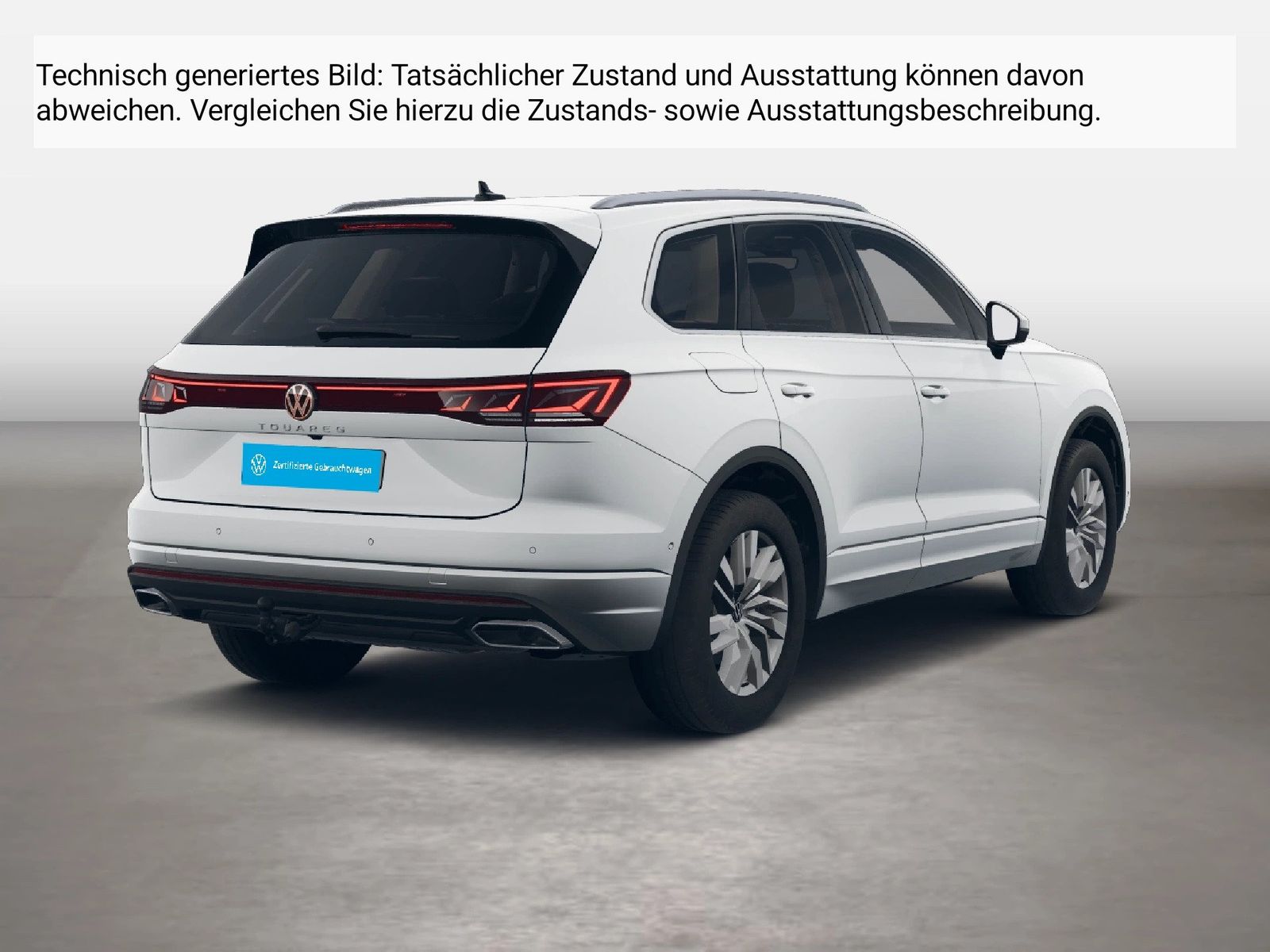 Fahrzeug autohaus mense Fahrzeugabbildung Volkswagen Touareg 3.0TDI DSG 4-motion Elegance IQ.Light LM - mit KI generiert/bearbeitet