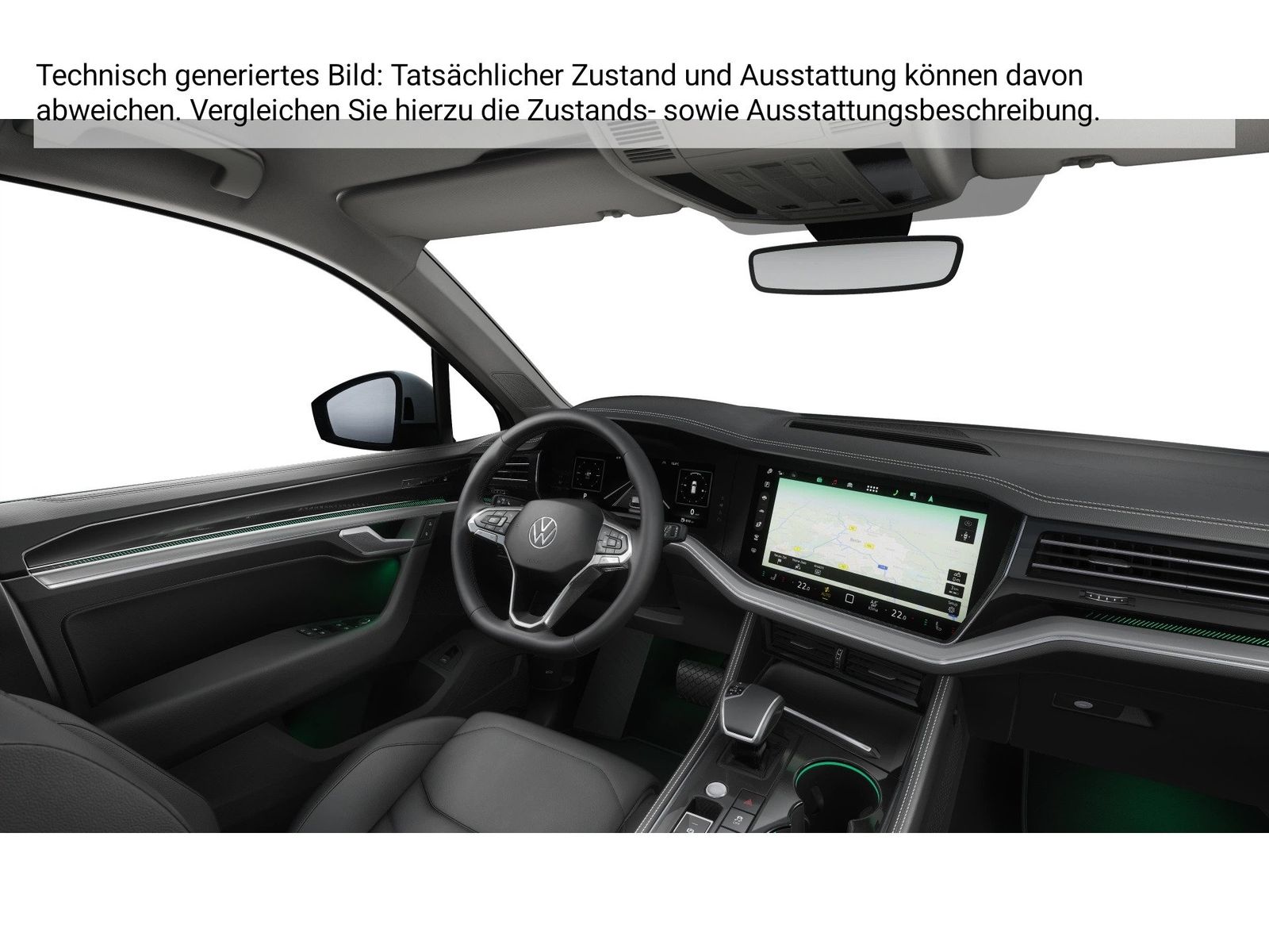 Fahrzeug autohaus mense Fahrzeugabbildung Volkswagen Touareg 3.0TDI DSG 4-motion Elegance IQ.Light LM - mit KI generiert/bearbeitet