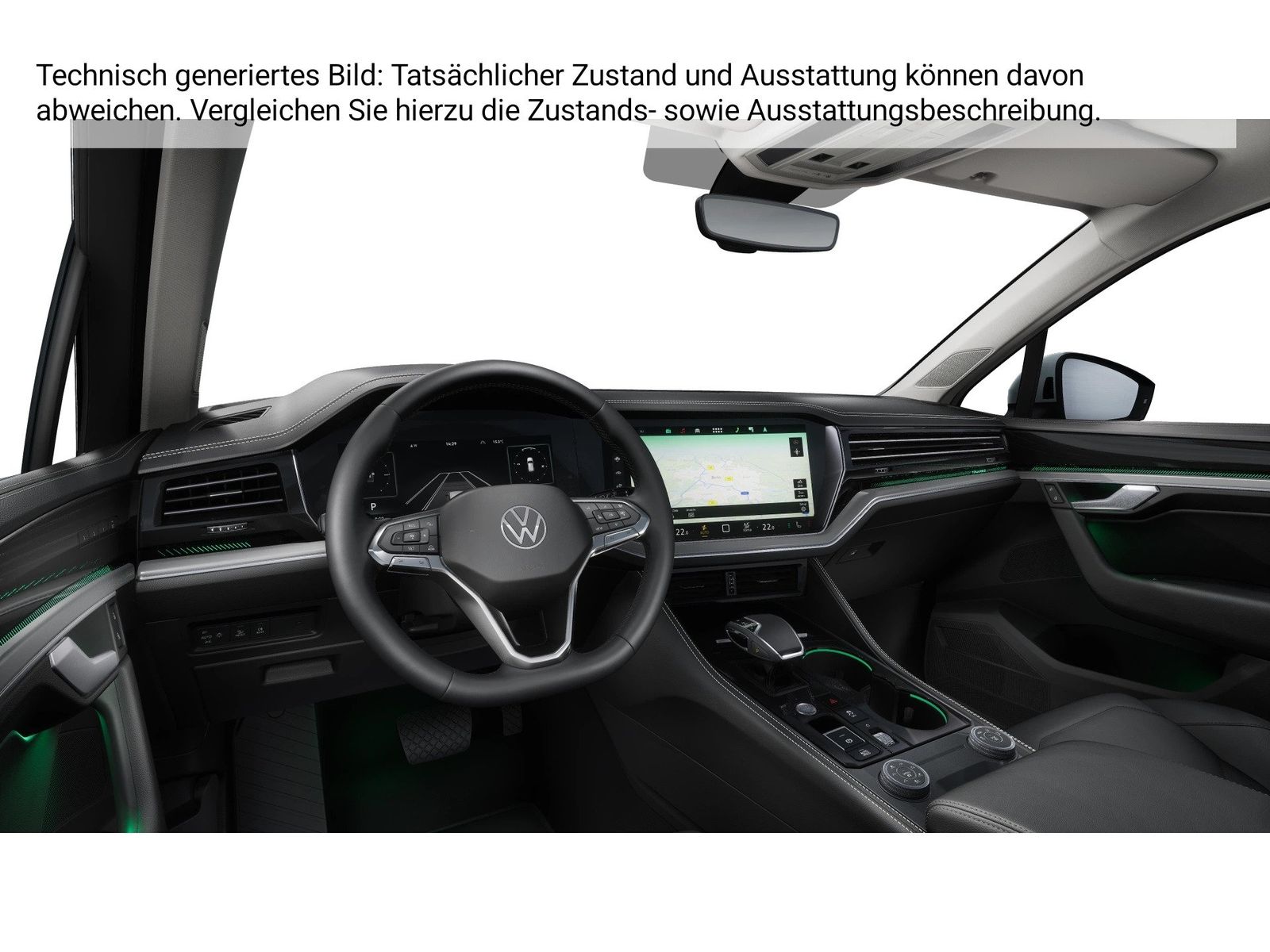 Fahrzeug autohaus mense Fahrzeugabbildung Volkswagen Touareg 3.0TDI DSG 4-motion Elegance IQ.Light LM - mit KI generiert/bearbeitet