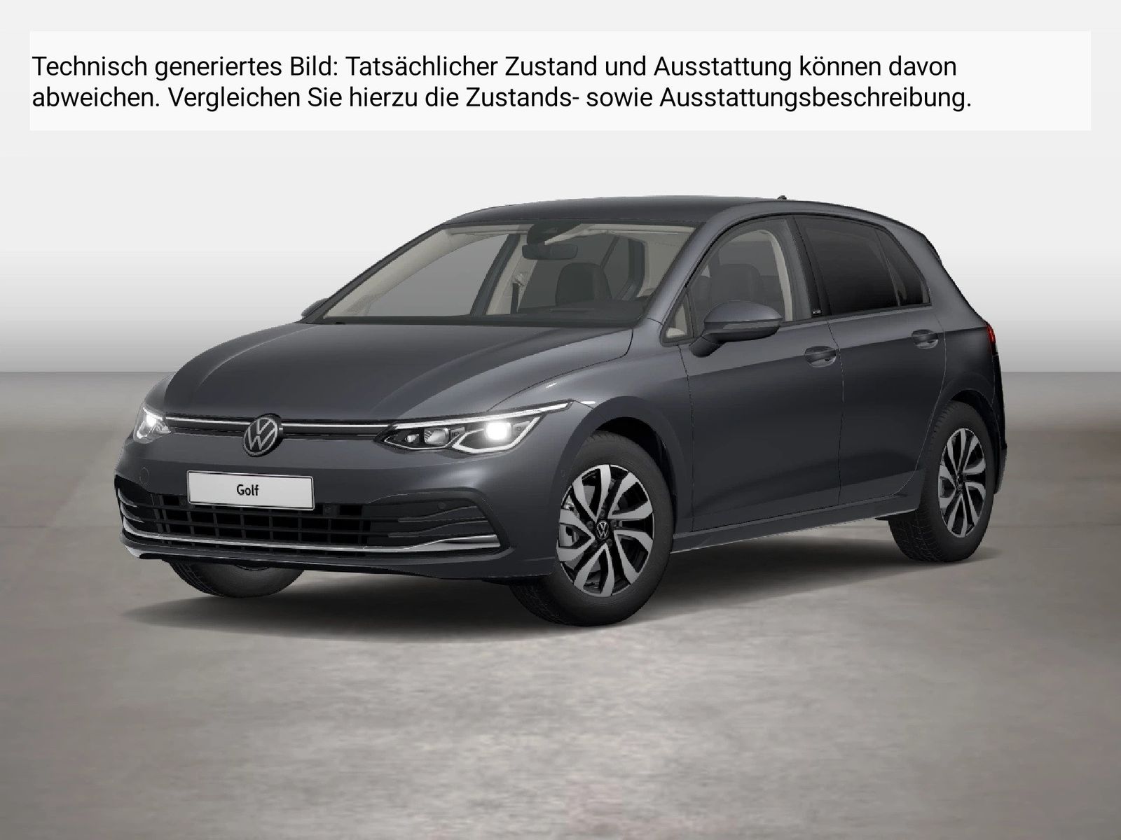 Fahrzeug autohaus mense Fahrzeugabbildung Volkswagen Golf VIII 1.5TSI Life Active CarPlay HUD 4xSHZG - mit KI generiert/bearbeitet