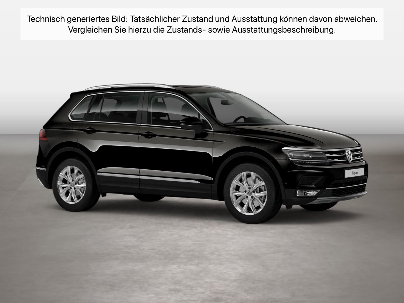Fahrzeug autohaus mense Fahrzeugabbildung Volkswagen Tiguan 2.0 TDI 4Motion DSG Highline AHK HUD Pano - mit KI generiert/bearbeitet