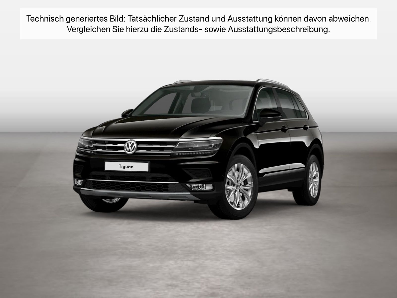 Fahrzeug autohaus mense Fahrzeugabbildung Volkswagen Tiguan 2.0 TDI 4Motion DSG Highline AHK HUD Pano - mit KI generiert/bearbeitet