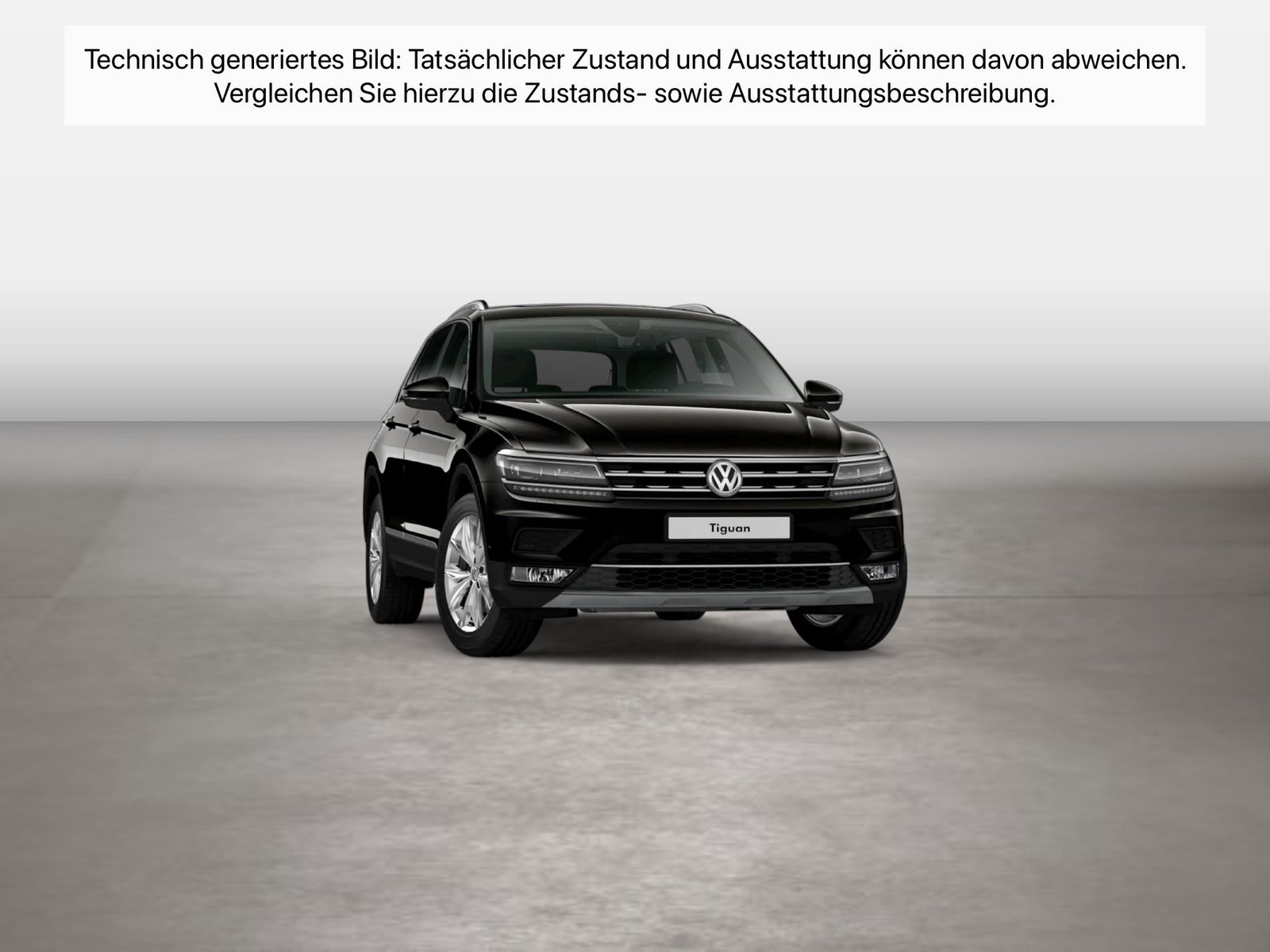 Fahrzeug autohaus mense Fahrzeugabbildung Volkswagen Tiguan 2.0 TDI 4Motion DSG Highline AHK HUD Pano - mit KI generiert/bearbeitet