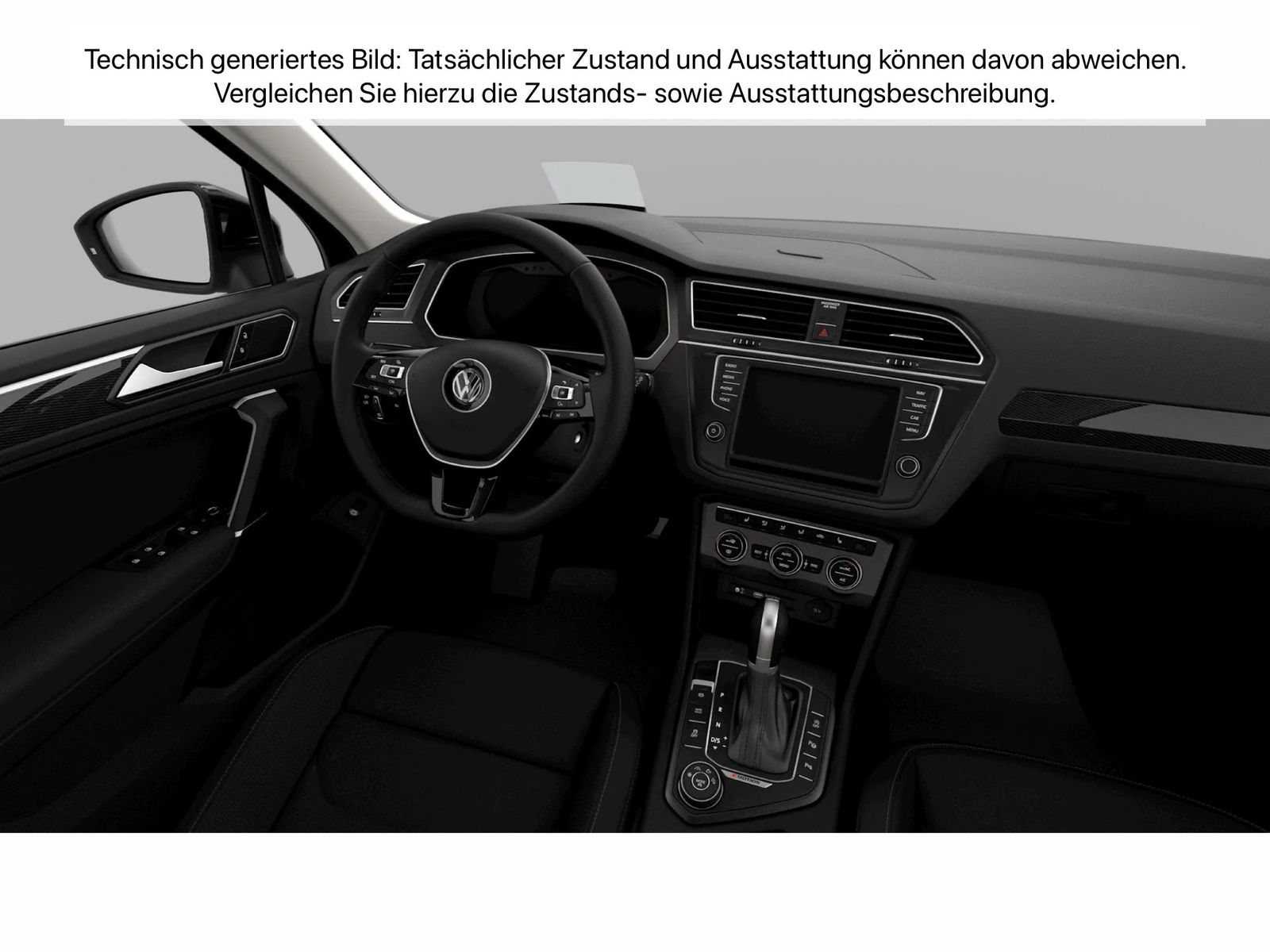 Fahrzeug autohaus mense Fahrzeugabbildung Volkswagen Tiguan 2.0 TDI 4Motion DSG Highline AHK HUD Pano - mit KI generiert/bearbeitet