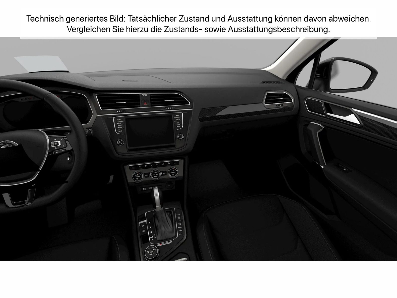 Fahrzeug autohaus mense Fahrzeugabbildung Volkswagen Tiguan 2.0 TDI 4Motion DSG Highline AHK HUD Pano - mit KI generiert/bearbeitet