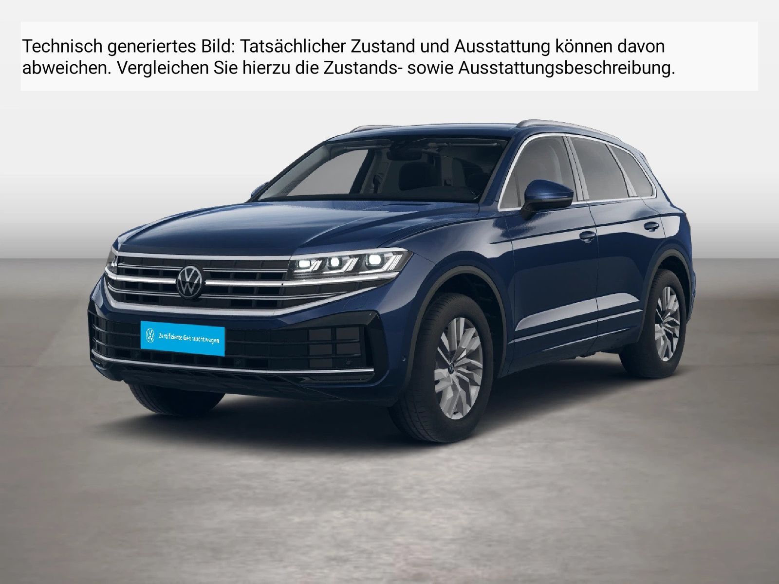 Fahrzeug autohaus mense Fahrzeugabbildung Volkswagen Touareg 3.0TDI 4-motion Elegance IQ.Light Matrix - mit KI generiert/bearbeitet
