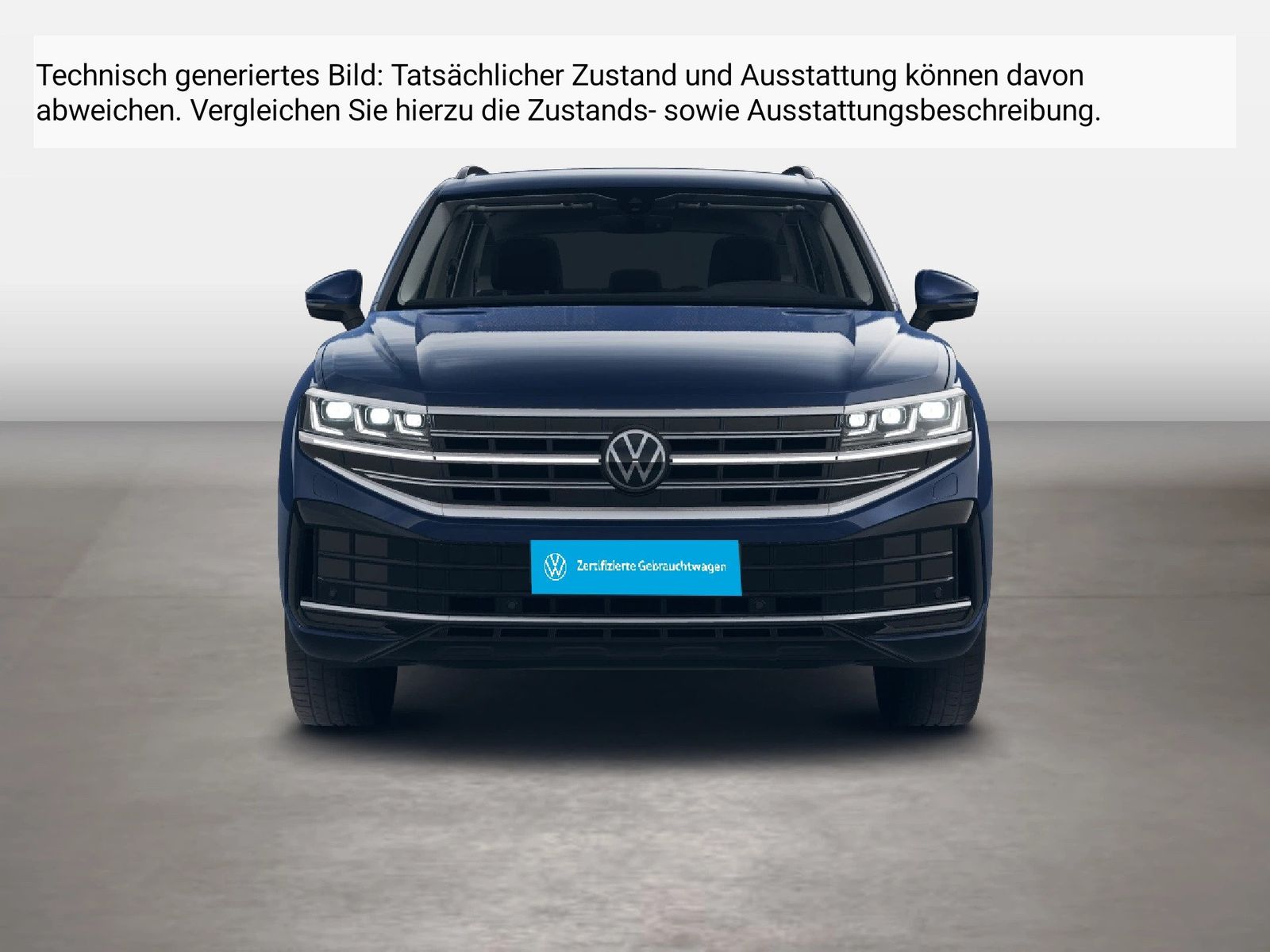 Fahrzeug autohaus mense Fahrzeugabbildung Volkswagen Touareg 3.0TDI 4-motion Elegance IQ.Light Matrix - mit KI generiert/bearbeitet
