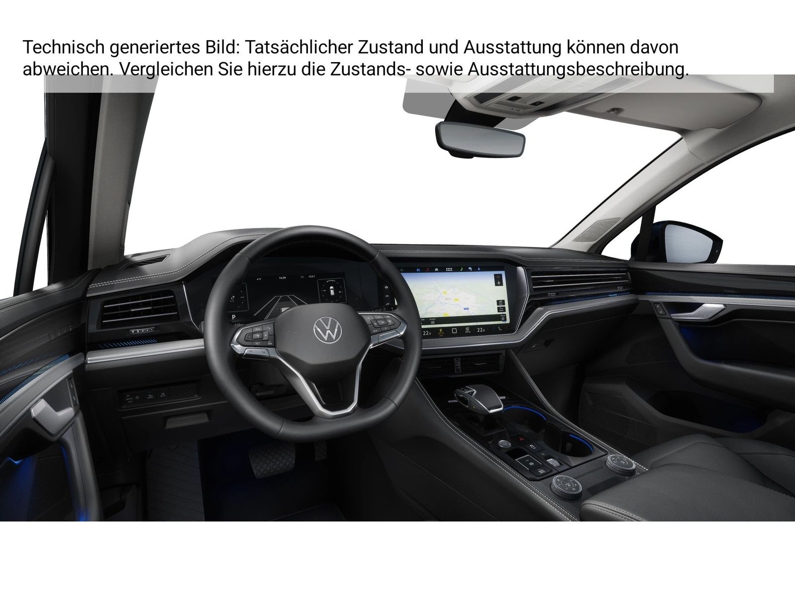 Fahrzeug autohaus mense Fahrzeugabbildung Volkswagen Touareg 3.0TDI 4-motion Elegance IQ.Light Matrix - mit KI generiert/bearbeitet