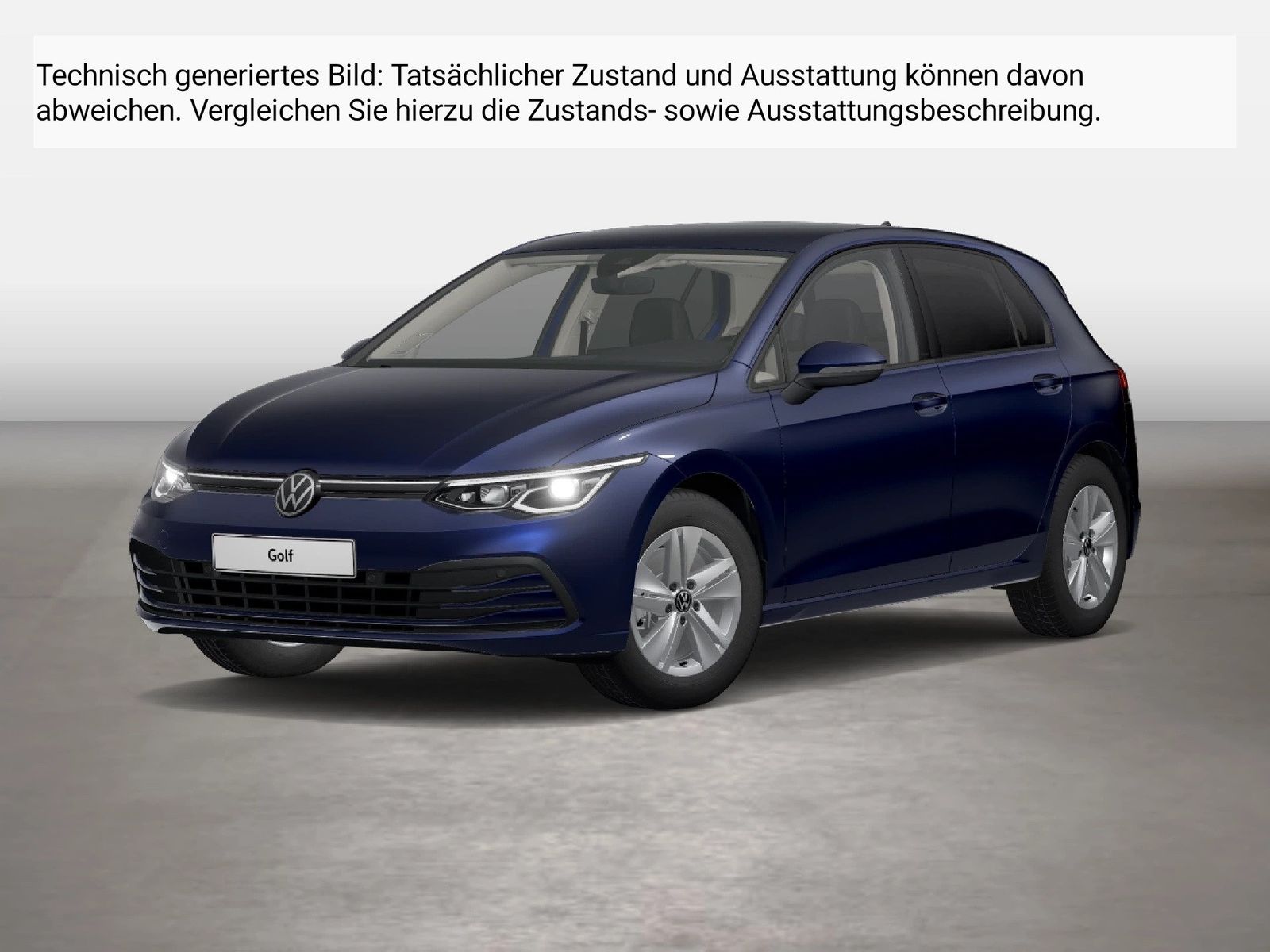 Fahrzeugabbildung Volkswagen Golf VIII 1.5 TSI Life CarPlay h/k AHK Standhzg - mit KI generiert/bearbeitet