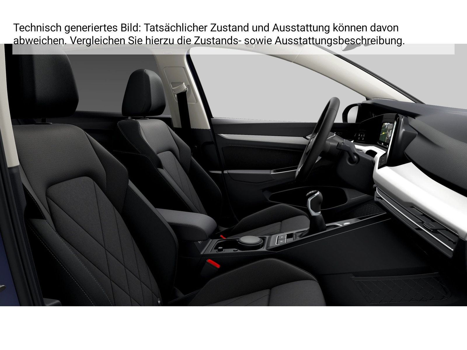 Fahrzeugabbildung Volkswagen Golf VIII 1.5 TSI Life CarPlay h/k AHK Standhzg - mit KI generiert/bearbeitet