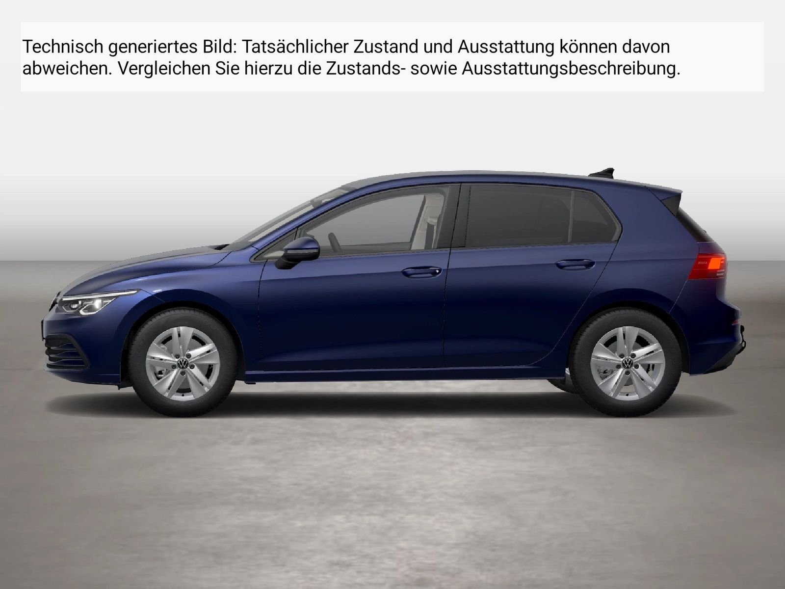 Fahrzeugabbildung Volkswagen Golf VIII 1.5 TSI Life CarPlay h/k AHK Standhzg - mit KI generiert/bearbeitet