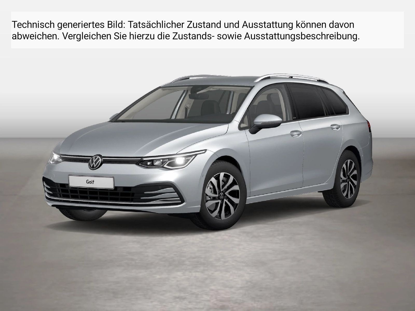 Fahrzeug autohaus mense Fahrzeugabbildung Volkswagen Golf VIII Variant 1.5 eTSI DSG Life Active AHK - mit KI generiert/bearbeitet