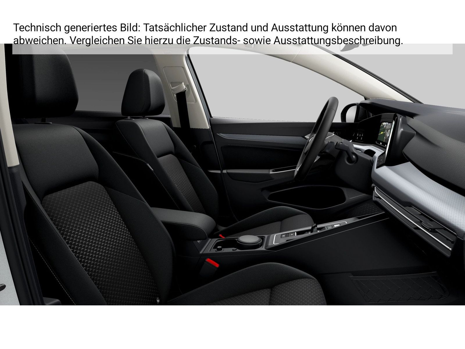 Fahrzeug autohaus mense Fahrzeugabbildung Volkswagen Golf VIII Variant 1.5 eTSI DSG Life Active AHK - mit KI generiert/bearbeitet