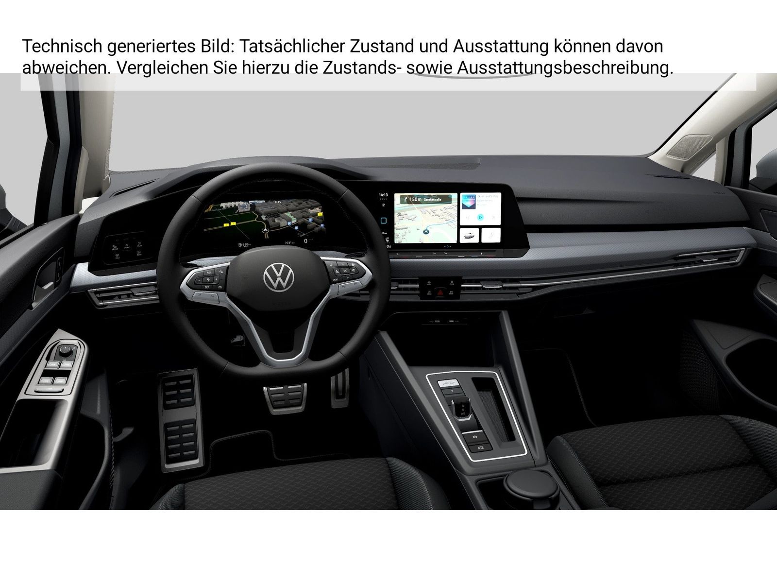Fahrzeug autohaus mense Fahrzeugabbildung Volkswagen Golf VIII Variant 1.5 eTSI DSG Life Active AHK - mit KI generiert/bearbeitet
