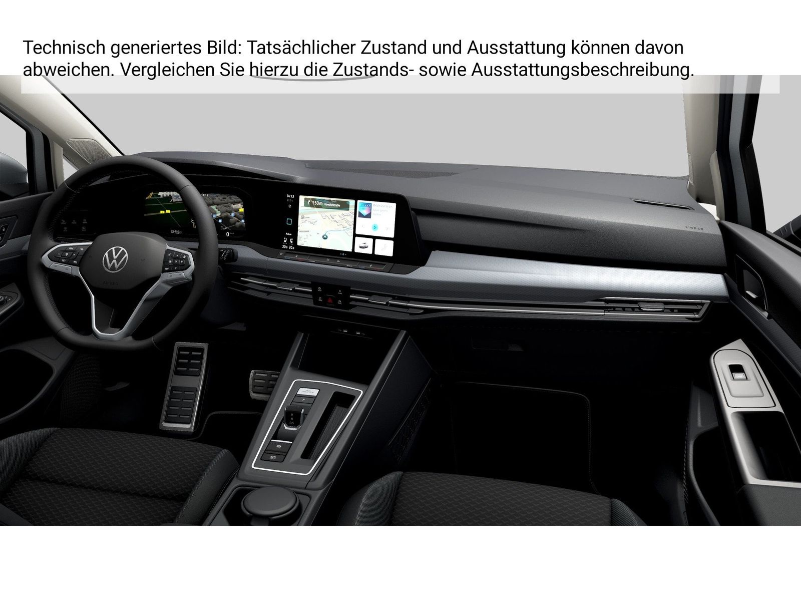 Fahrzeug autohaus mense Fahrzeugabbildung Volkswagen Golf VIII Variant 1.5 eTSI DSG Life Active AHK - mit KI generiert/bearbeitet