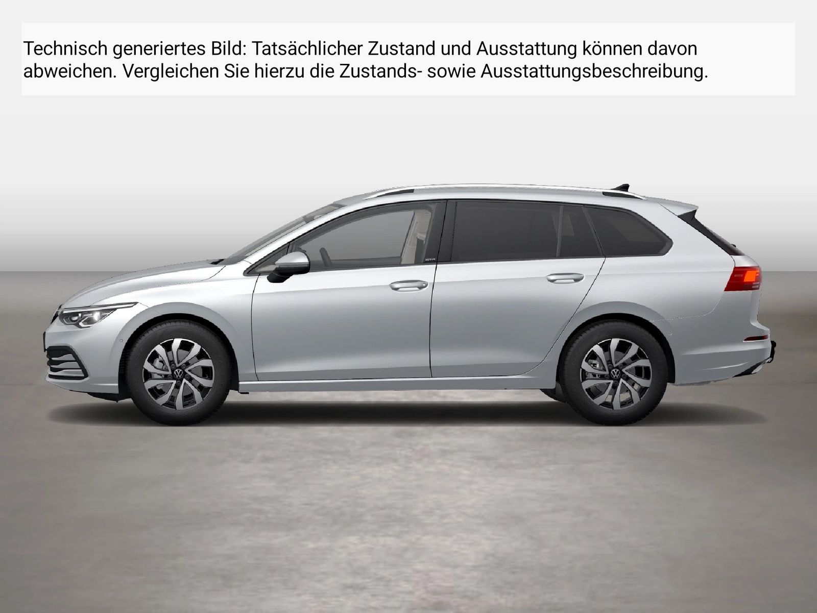 Fahrzeug autohaus mense Fahrzeugabbildung Volkswagen Golf VIII Variant 1.5 eTSI DSG Life Active AHK - mit KI generiert/bearbeitet