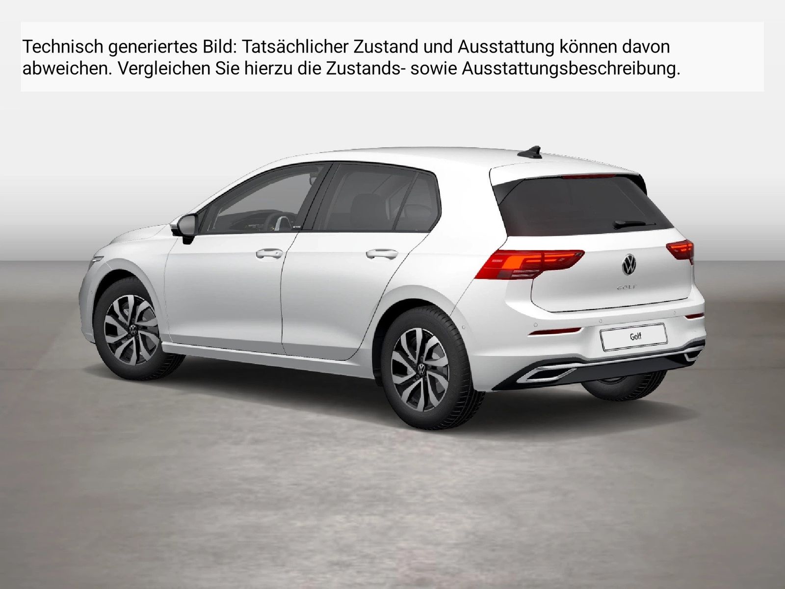 Fahrzeug autohaus mense Fahrzeugabbildung Volkswagen Golf VIII 1.5TSI Life Active CarPlay HUD 4xSHZG - mit KI generiert/bearbeitet