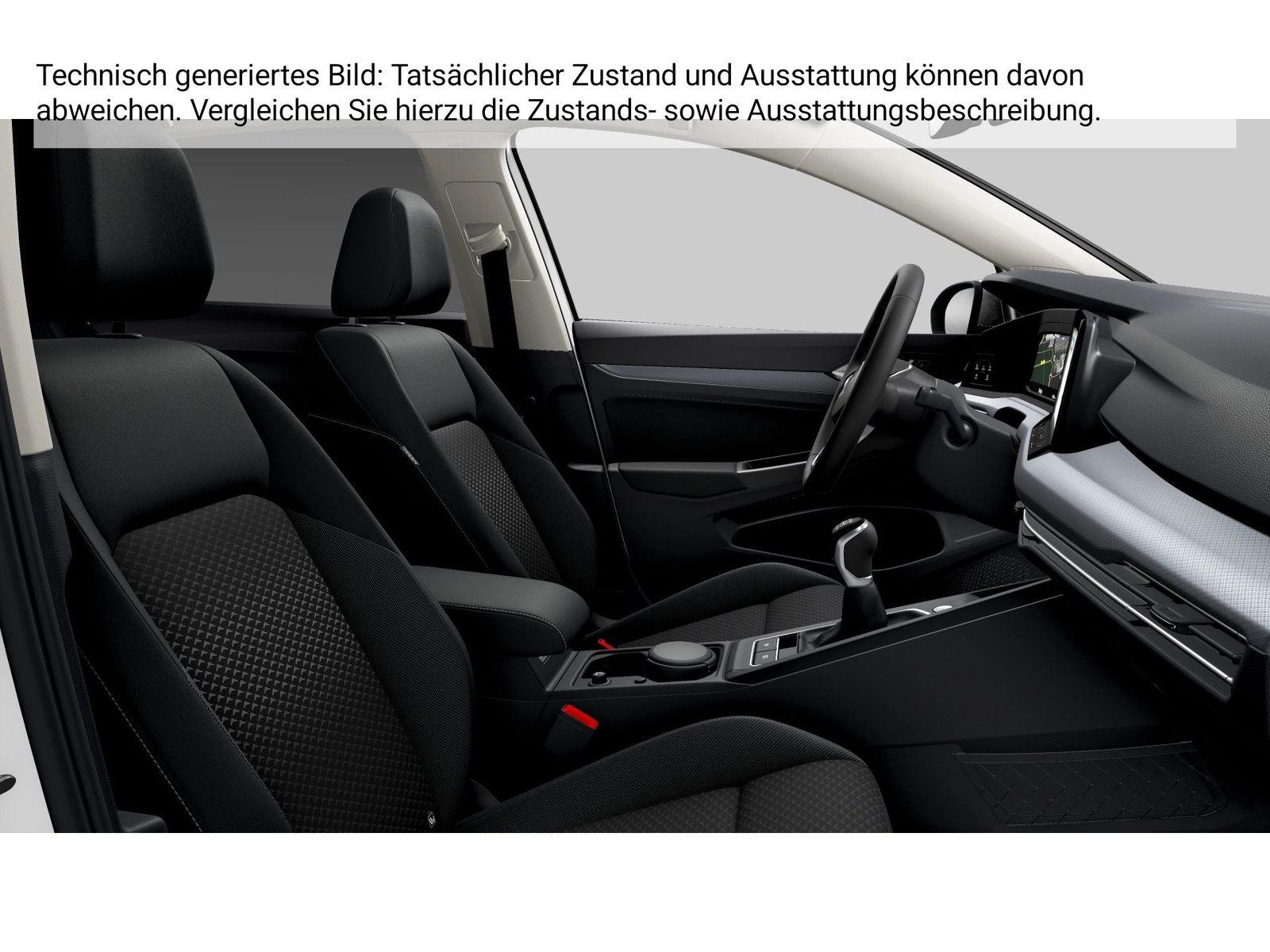 Fahrzeug autohaus mense Fahrzeugabbildung Volkswagen Golf VIII 1.5TSI Life Active CarPlay HUD 4xSHZG - mit KI generiert/bearbeitet