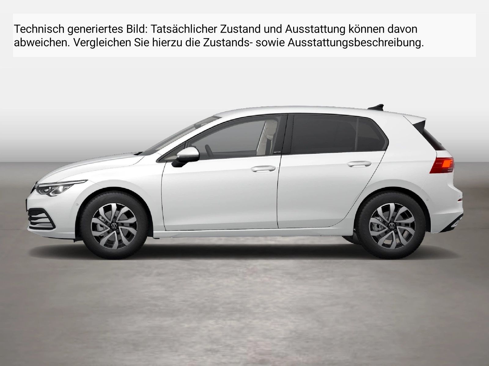 Fahrzeug autohaus mense Fahrzeugabbildung Volkswagen Golf VIII 1.5TSI Life Active CarPlay HUD 4xSHZG - mit KI generiert/bearbeitet