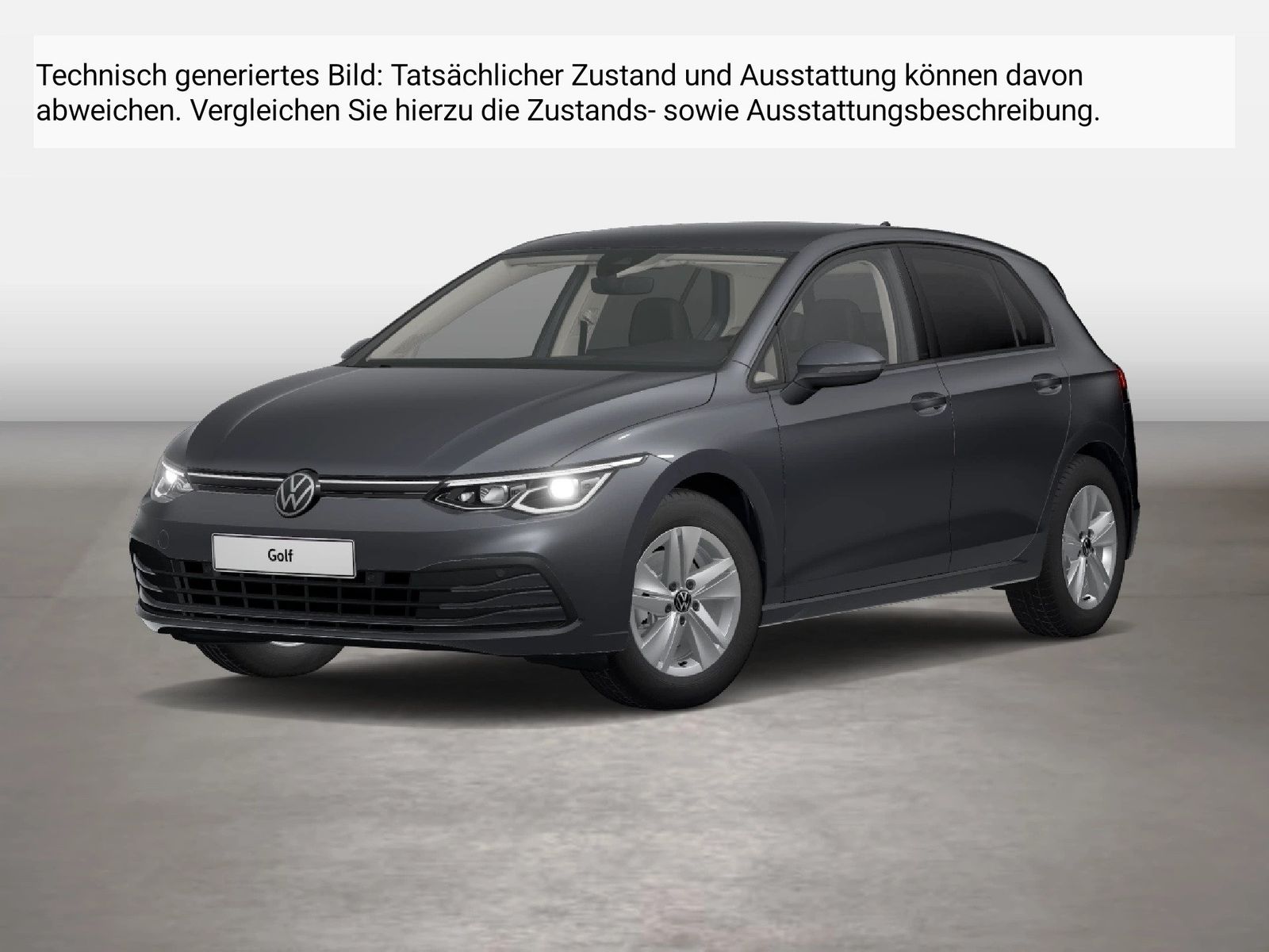 Fahrzeug autohaus mense Fahrzeugabbildung Volkswagen Golf VIII 1.5 TSI Life CarPlay LED Navi Kamera - mit KI generiert/bearbeitet