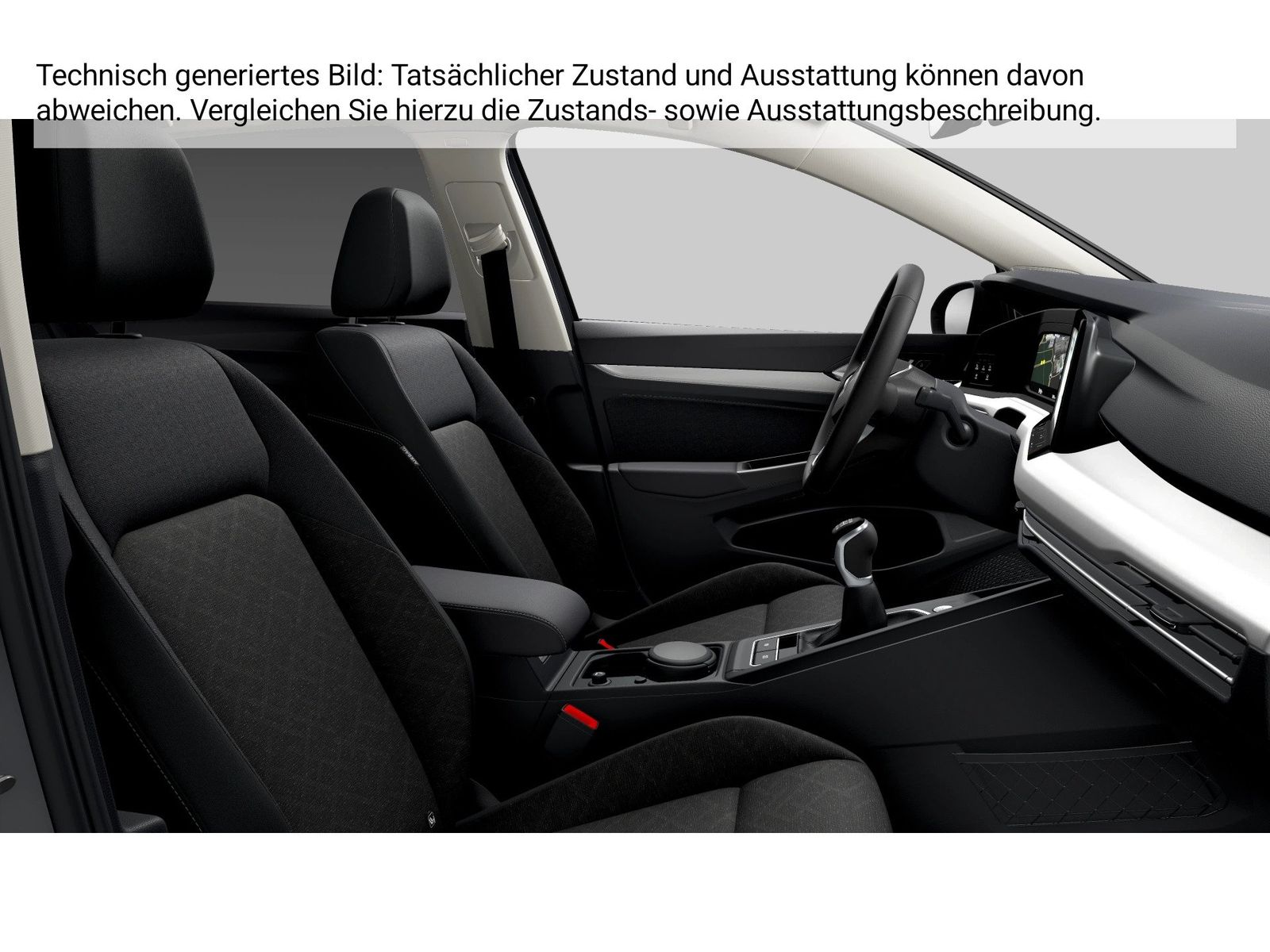Fahrzeug autohaus mense Fahrzeugabbildung Volkswagen Golf VIII 1.5 TSI Life CarPlay LED Navi Kamera - mit KI generiert/bearbeitet