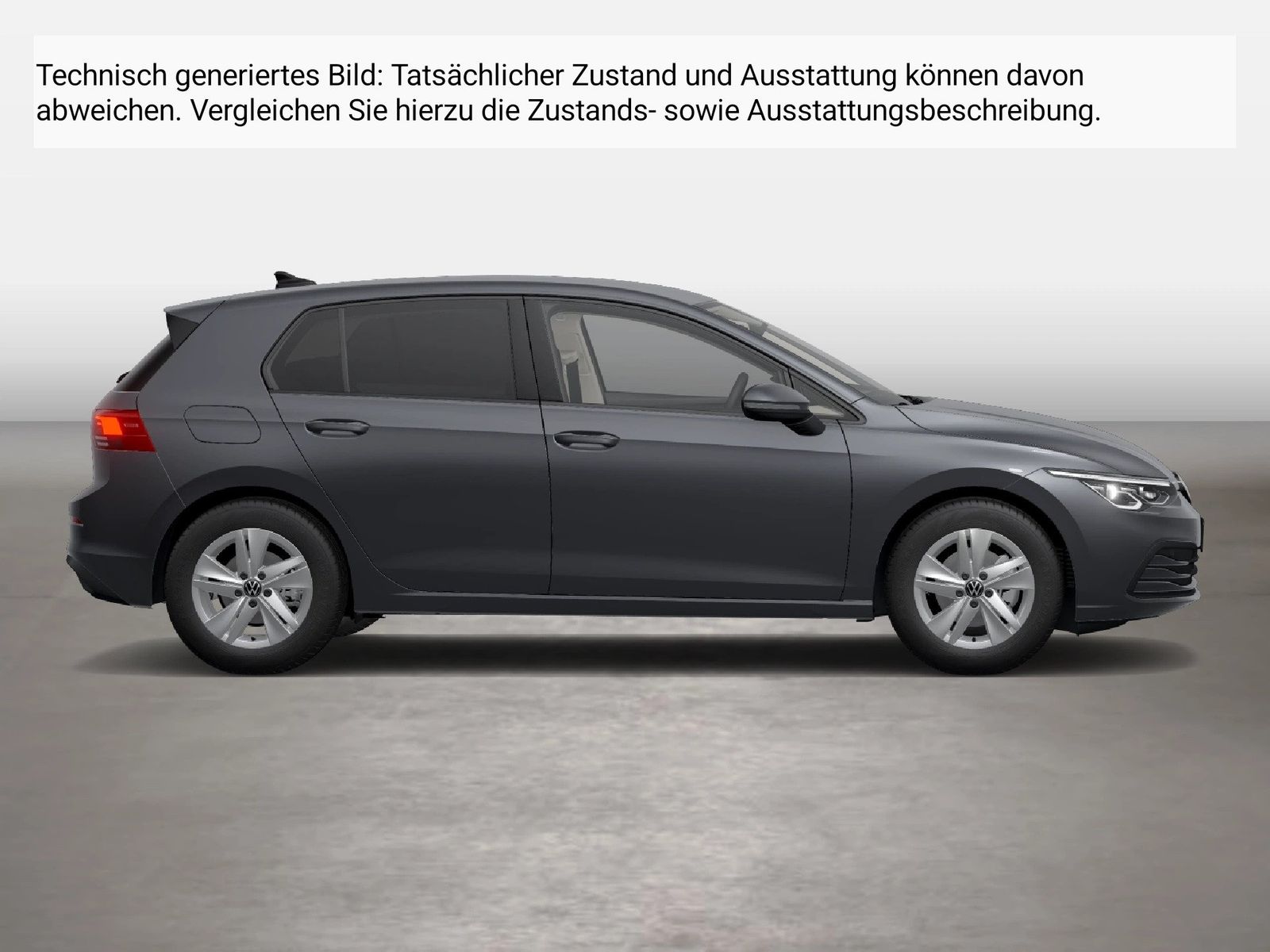 Fahrzeug autohaus mense Fahrzeugabbildung Volkswagen Golf VIII 1.5 TSI Life CarPlay LED Navi Kamera - mit KI generiert/bearbeitet