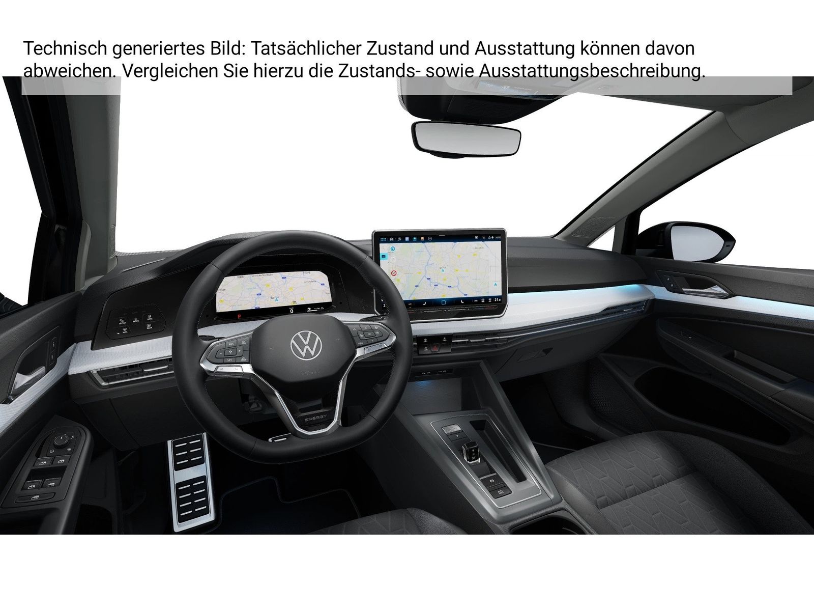 Fahrzeugabbildung Volkswagen Golf VIII 2.0TDI DSG Life Energy CarPlay AHK ACC - mit KI generiert/bearbeitet
