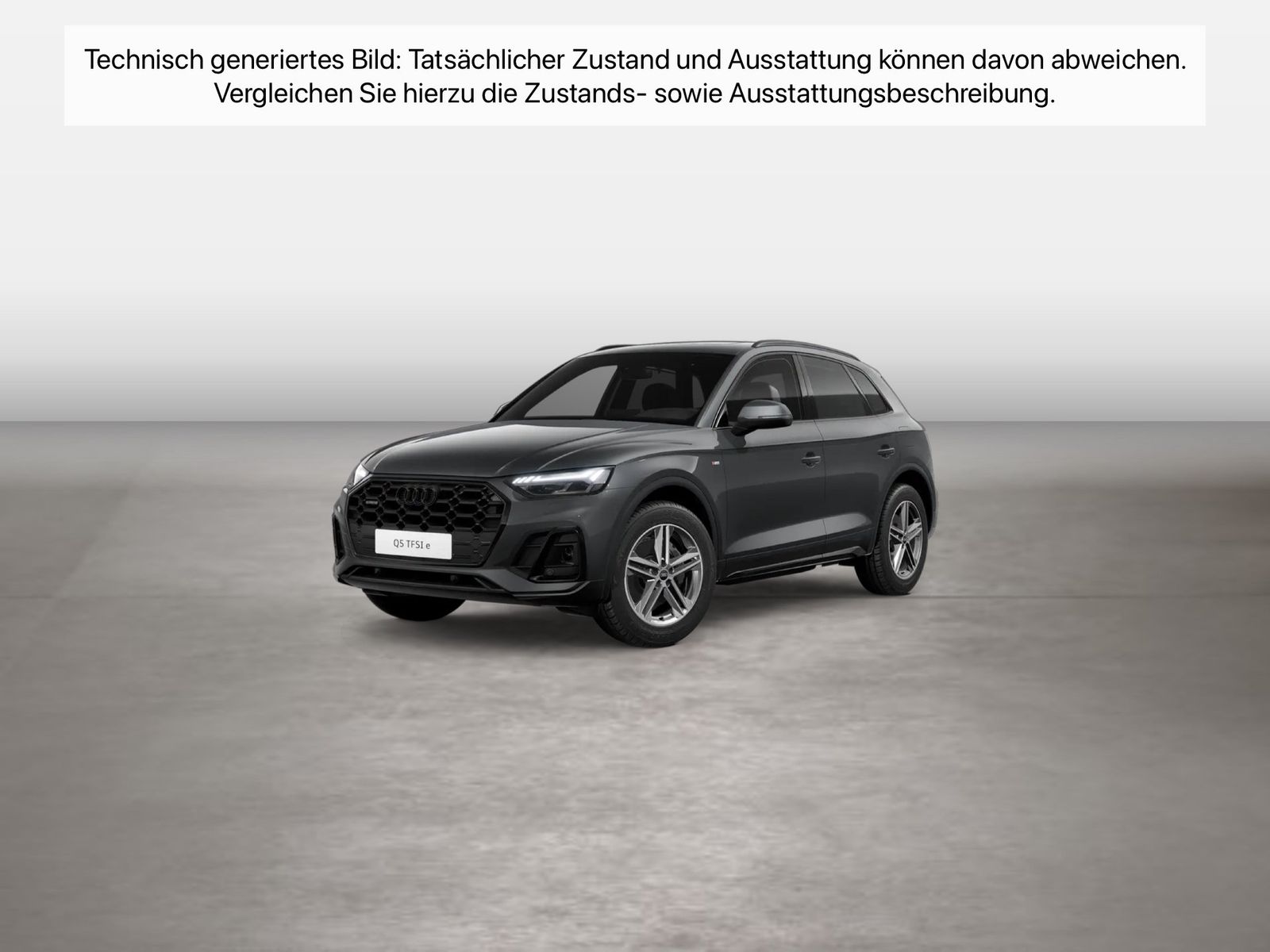 Fahrzeug autohaus mense Fahrzeugabbildung Audi Q5 50 TFSI e quattro S line 2024 (Facelift) Pano - mit KI generiert/bearbeitet