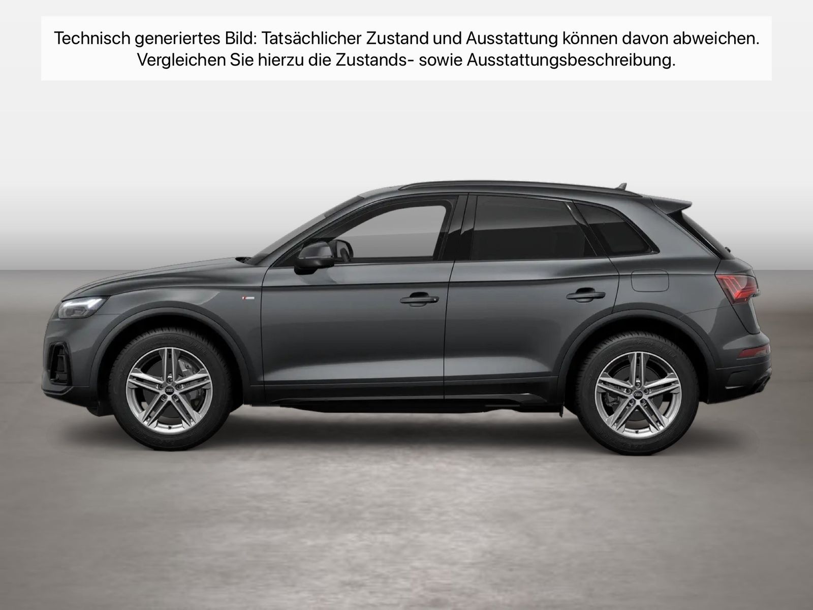 Fahrzeug autohaus mense Fahrzeugabbildung Audi Q5 50 TFSI e quattro S line 2024 (Facelift) Pano - mit KI generiert/bearbeitet