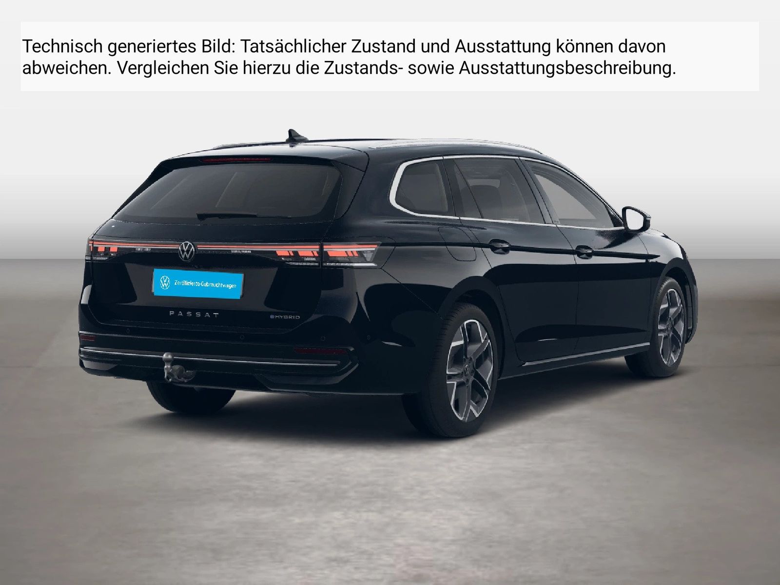 Fahrzeug autohaus mense Fahrzeugabbildung Volkswagen Passat Variant 1.5 eHybrid Elegance IQ.Light h/k - mit KI generiert/bearbeitet