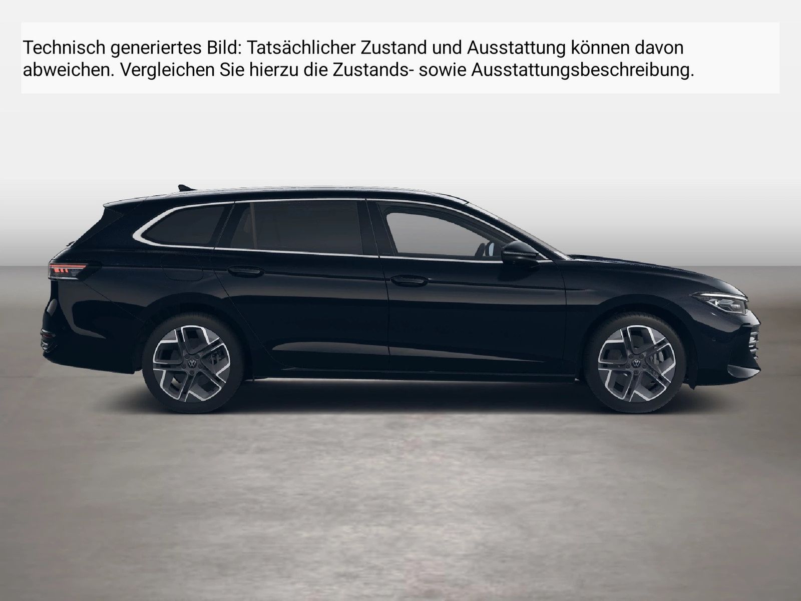 Fahrzeug autohaus mense Fahrzeugabbildung Volkswagen Passat Variant 1.5 eHybrid Elegance IQ.Light h/k - mit KI generiert/bearbeitet